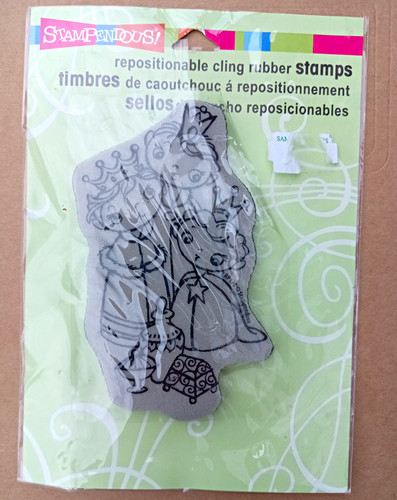 Stampendous christmas rubber - christmas,
