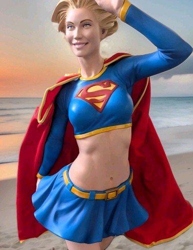 Supergirl statue sideshow - supergirl,