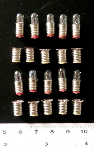 Bulb sockets with volt - sockets,