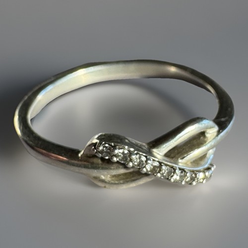 Sterling silver white - white, diamond