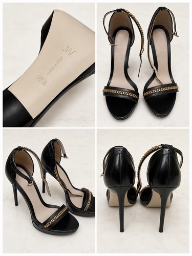 Jason black leather - black, gold