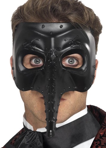 Halloween black plague - black, doctor