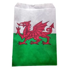 Welsh Flag Paper Bags Wales