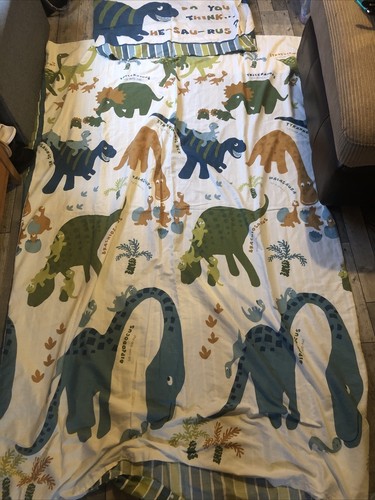 Single dinosaur bedding set - single,