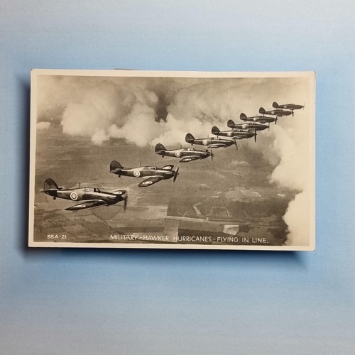 Ww2 military aircraft postcard - ww2,