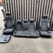 Audi A3 8P S Line Seats Half Leather Suede Interior Front Rear