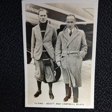 1935 SENIOR SERVICE CIGARETTE CARD "SPORTING EVENTS"SERIES 96 NO 34. SCOTT/BLACK