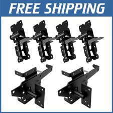 Self Closing Gate Hinge and Latch Kit - Stainless Steel