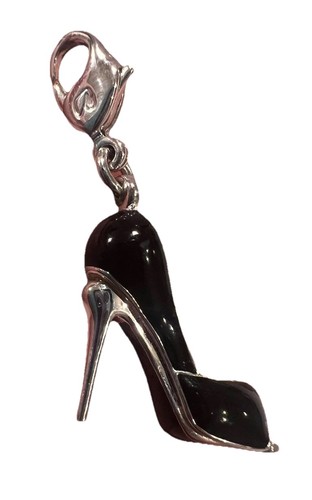 Swarovski black silver - black, signed