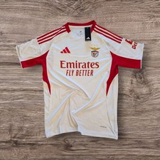 White Benfica Away Shirt 25/26 - Size L