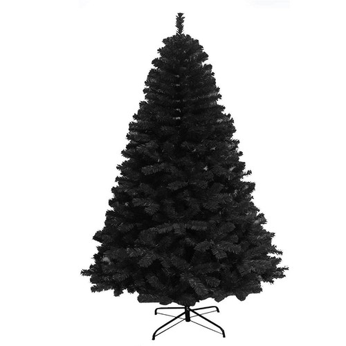 Black christmas tree - black,