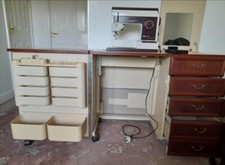 Pfaff Horn  Sewing Machine and Cabinet