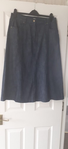 Cotton traders denim skirt - cotton,