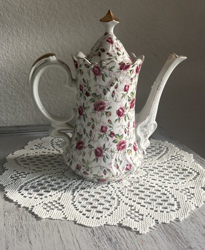 Vintage ceramic teapot lefton - vintage,