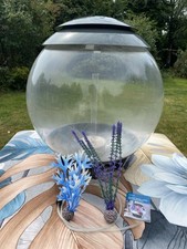 Biorb Halo 60L Grey Fish Tank Aquarium With Filter Round Circular Large plants 
