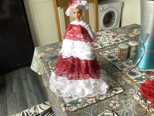 Knitted Doll Toilet Roll Cover