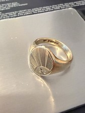 9ct Gold  Vintage Gents Ring