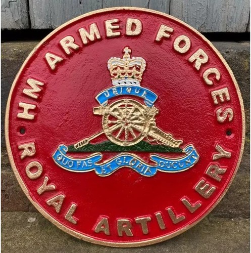 Cast iron royal artillery hm - iron, artillery,