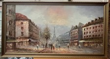 Parisian Street With Effiel