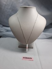 H&M Silver Bar Pendant