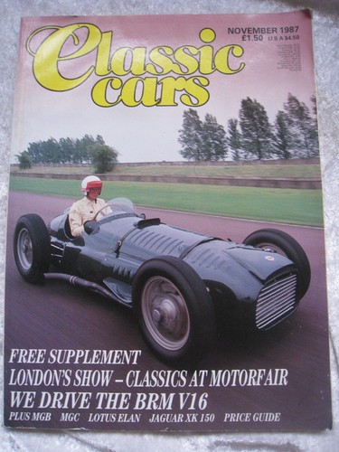 Classic cars magazine - magazine, 1987