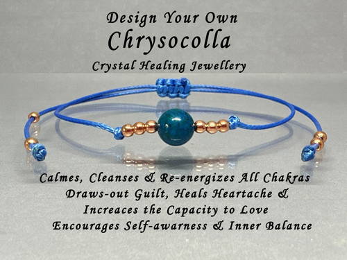 Chrysocolla bracelet anklet - chrysocolla,
