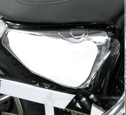Chrome oil tank cover - chrome,