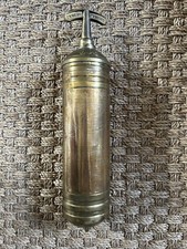ANTIQUE brass Pyrene fire