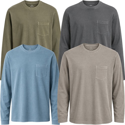 Mens pure cotton long - m&s,