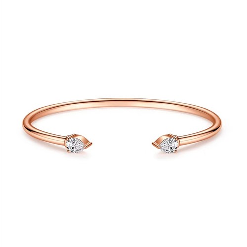 2ct pear cut moissanite open - pear,