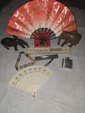 Vintage Job Lot – Fans, Elephants, Razor & More Old Used