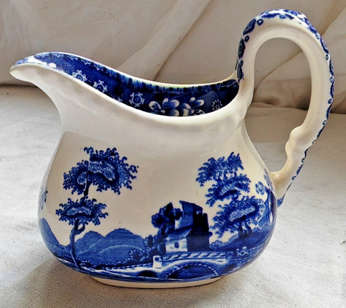 Blue white transferware - blue, &