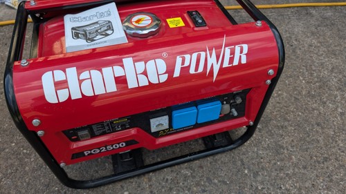 Clarke pg2500 2kva petrol - 2.2kva,