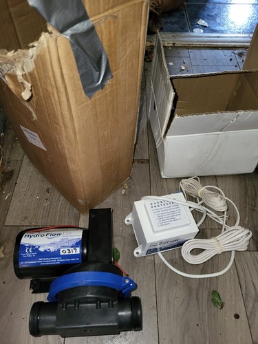 Shower pump wet - , room
