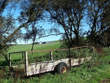 Photo A1 Old Hay Trailer