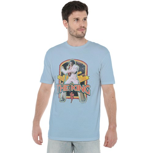 Elvis presley distressed king - elvis,