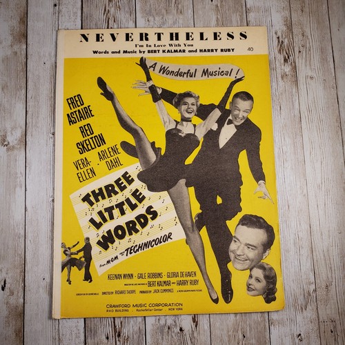 Sheet music nevertheless from - nevertheless,