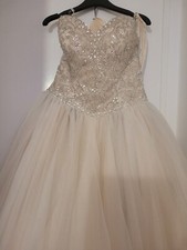 Eternity Ivory Silver Gold Wedding Dress