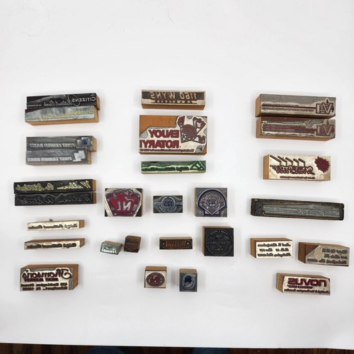 Lot letterpress printing - of,