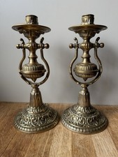 Pair Antique Nautical Brass