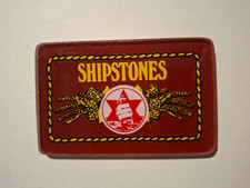 SHIPSTONES brewery beer pump keg font ale t-bar badge CLOSED Nottingham - logo