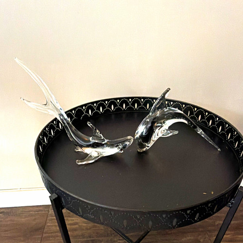 Murano style glass shark and - murano,