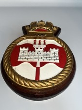 HMS Tyne Vintage Plaque Crest