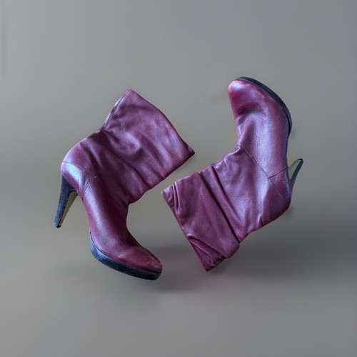 Topshop burgundy slouch ankle - topshop,