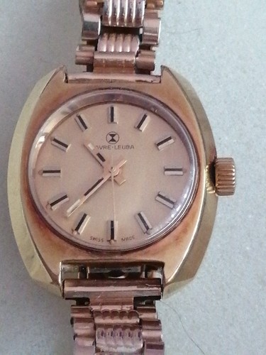 Favre leuba gold plated watch - favre,