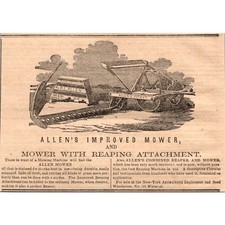 Allen's Improved Mower and
