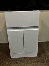 White Floor Standing Double