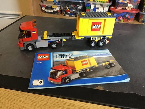 Lego cargo train 7939 - cargo,
