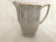 RGK CZECHOSLOVAKIA Bone China Delicate Multicolour Milk Jug Creamer VGC