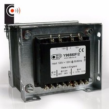AMPLIFIER POWER TRANSFORMER: 163VA Full Wave (290V-0-290V @220mA) OEP Y96580F/2